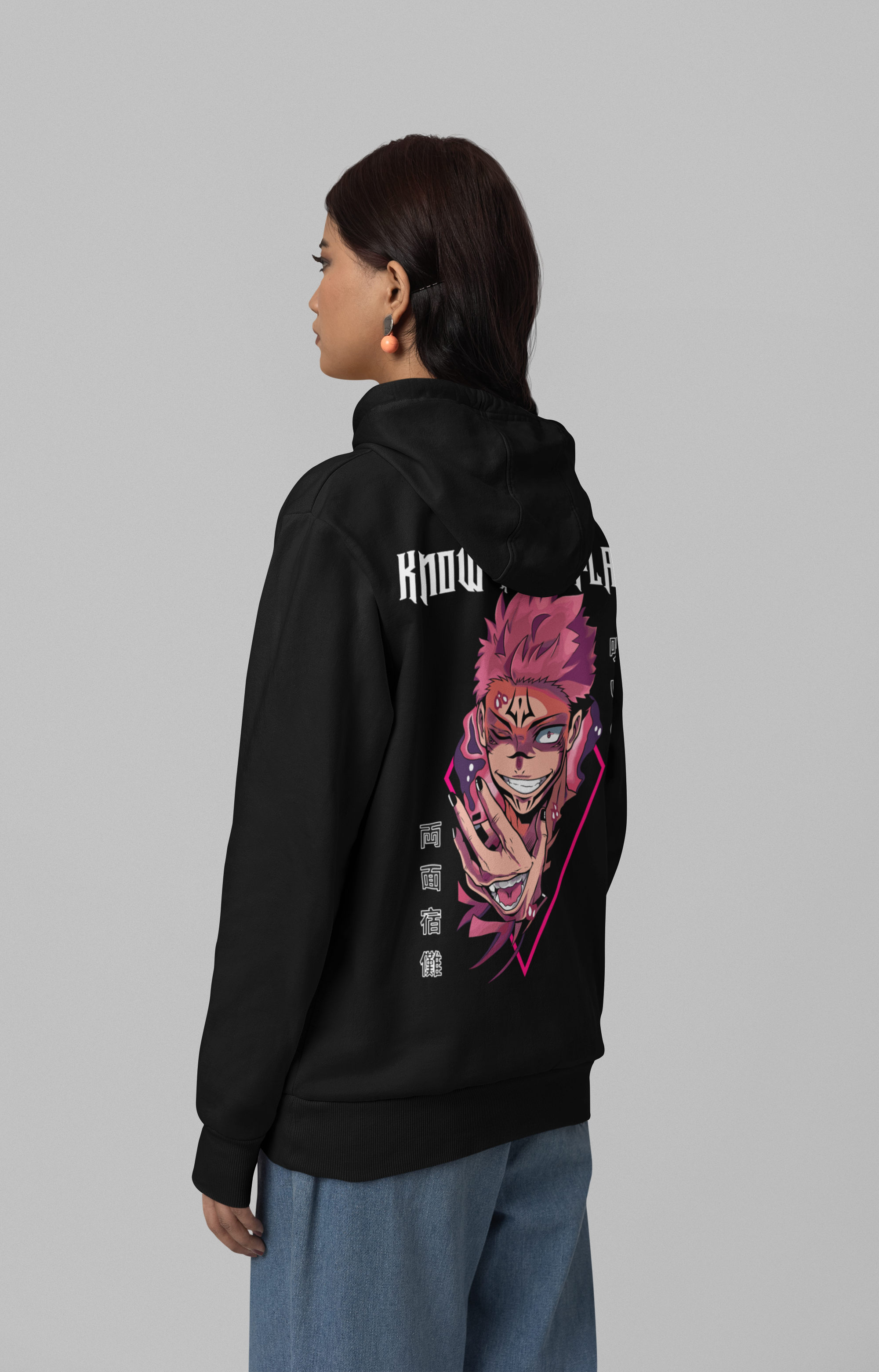 Sukuna X Know Your Place - Organic Basic Hoodie