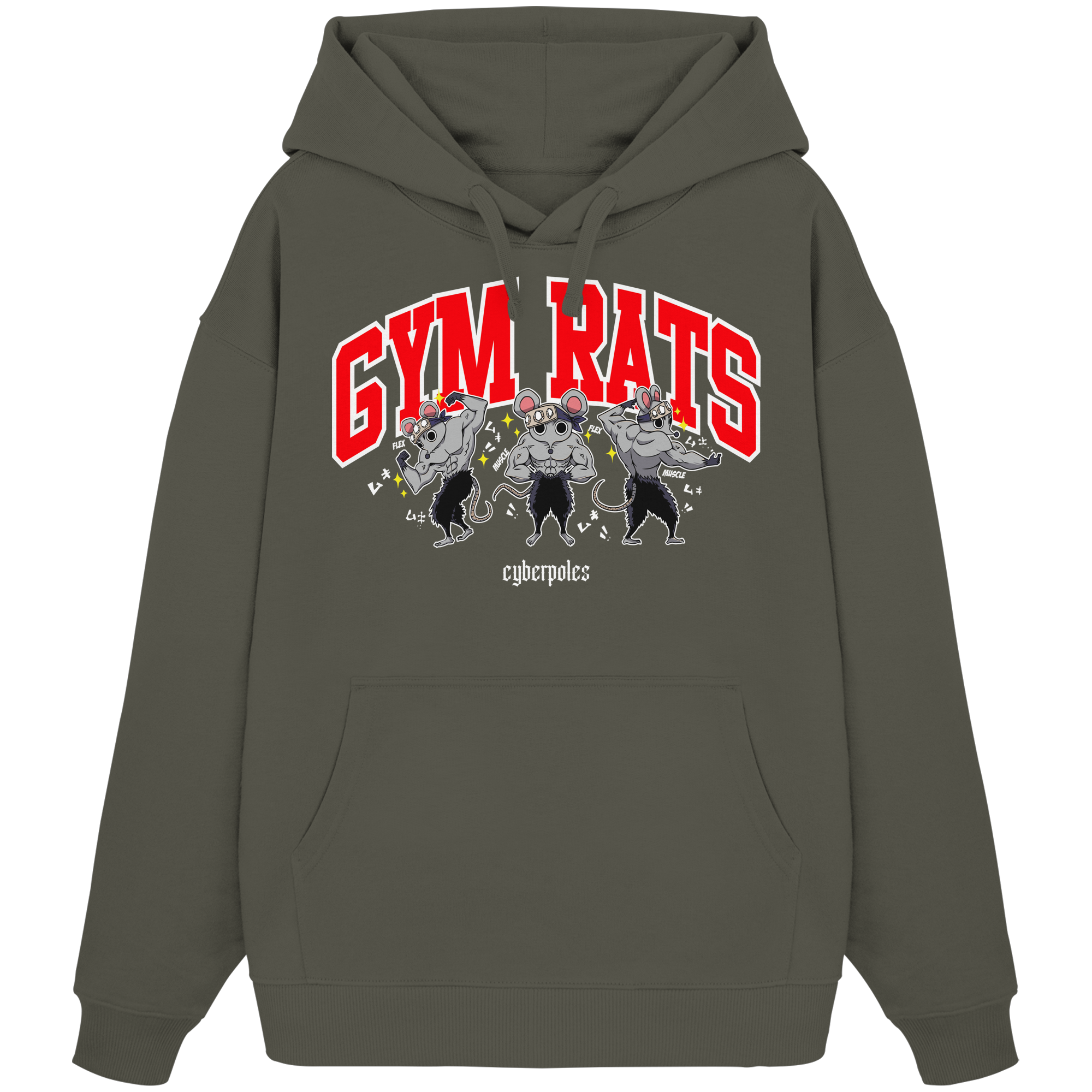 Gym Rats - Organic Oversize Hoodie