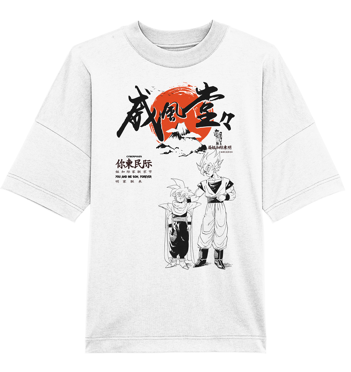 Goku X Family - Organic Oversize Shirt