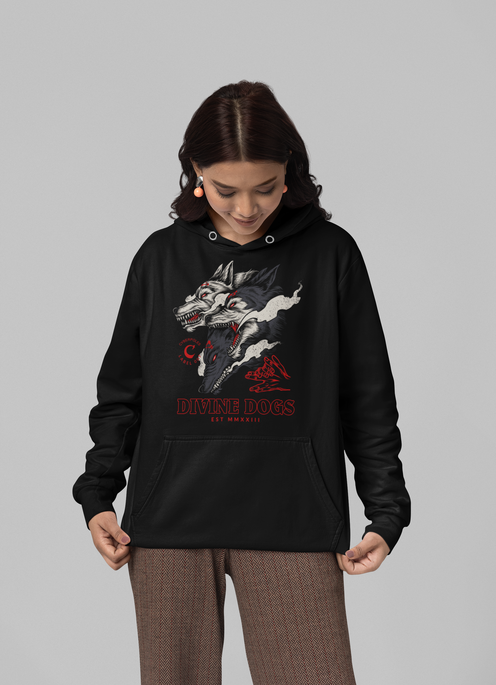 Megumi X Divine Dogs - Organic Basic Hoodie