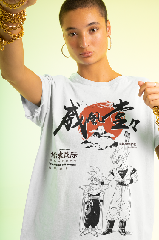 Goku X Family - Organic Oversize Shirt