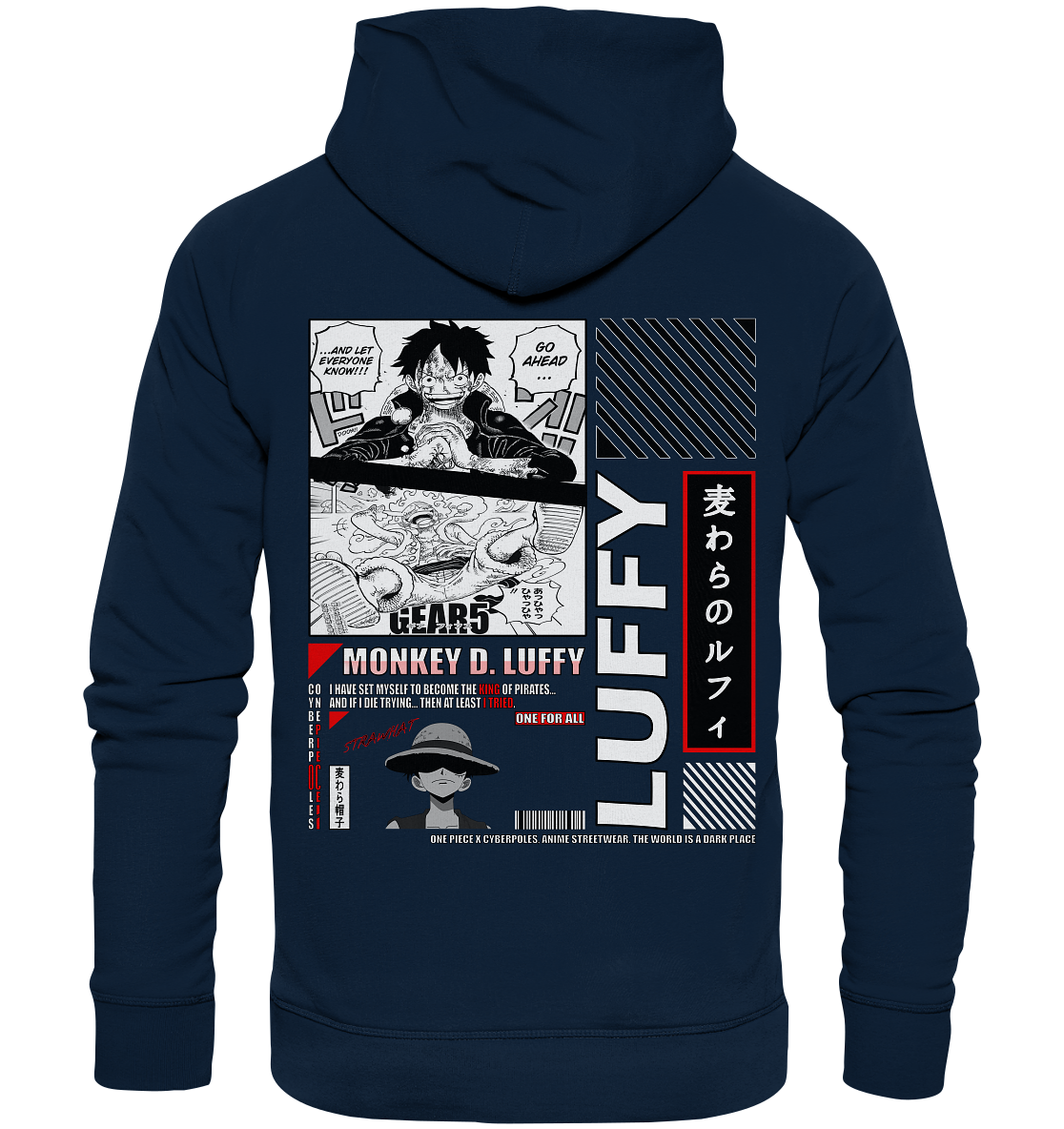 One Piece X Cyberpoles - Organic Basic Hoodie