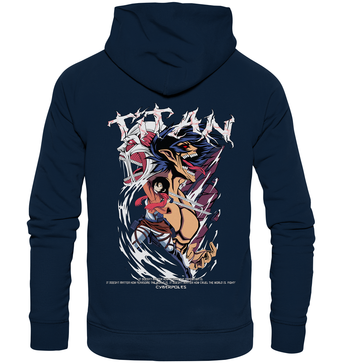 AOT X Cyberpoles - Organic Basic Hoodie