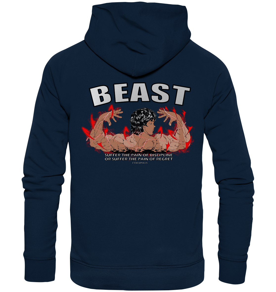 Baki X CyberPoles - Organic Basic Hoodie