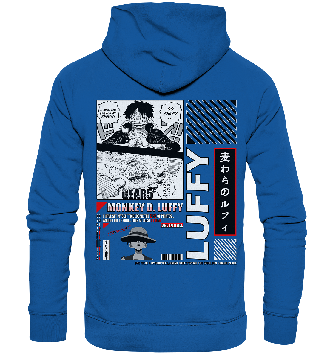 One Piece X Cyberpoles - Organic Basic Hoodie