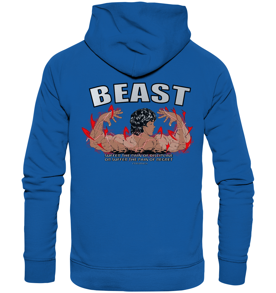 Baki X CyberPoles - Organic Basic Hoodie