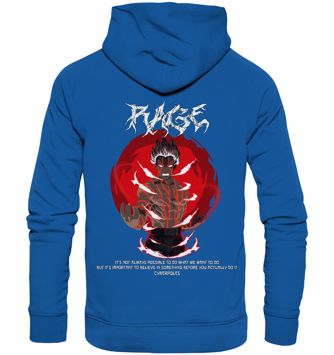 Might Guy X Rage - Organic Basic Hoodie