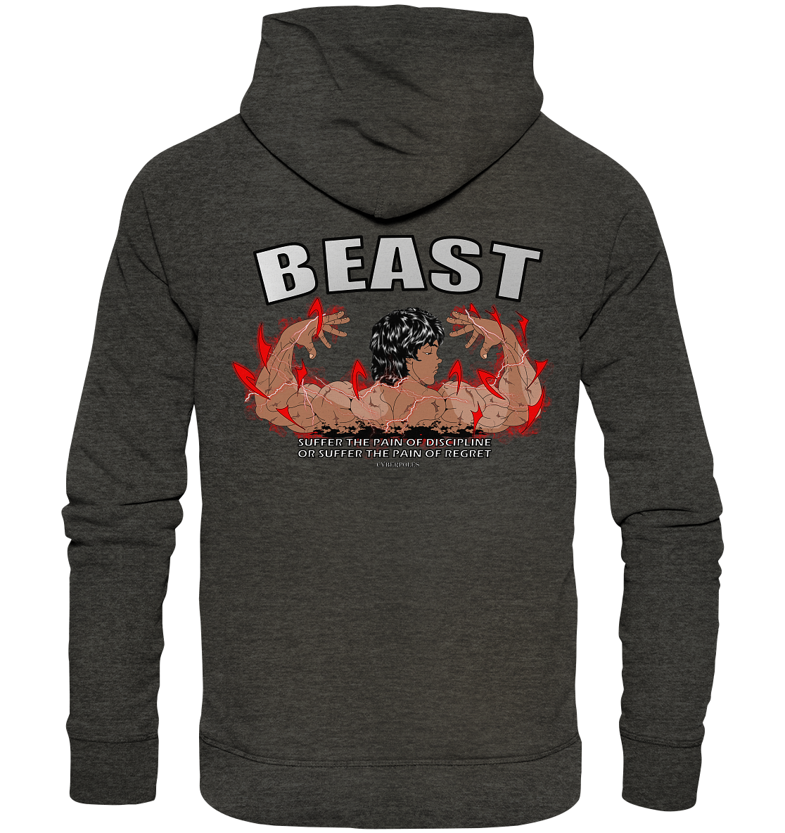 Baki X CyberPoles - Organic Basic Hoodie