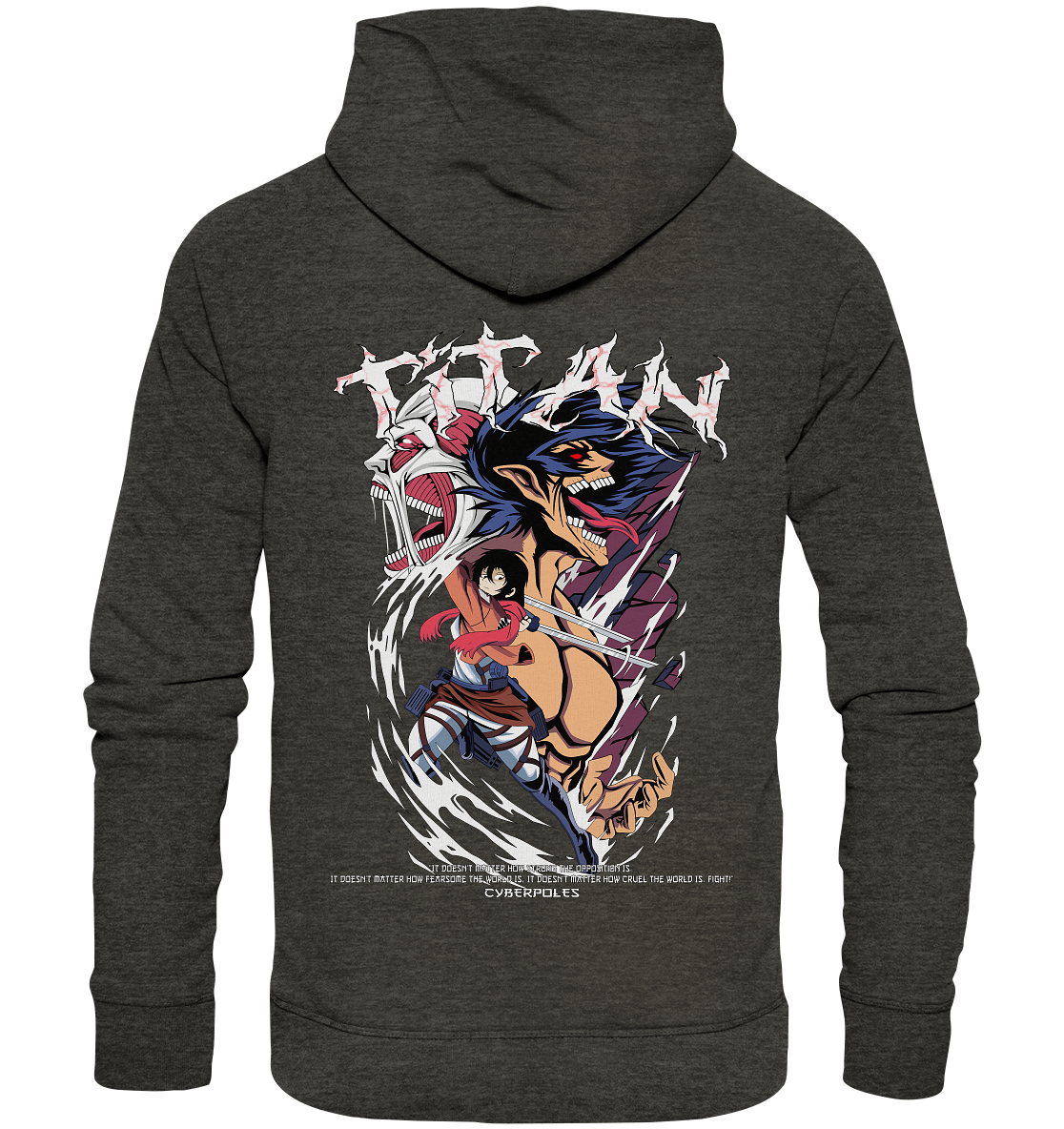 AOT X Cyberpoles - Organic Basic Hoodie