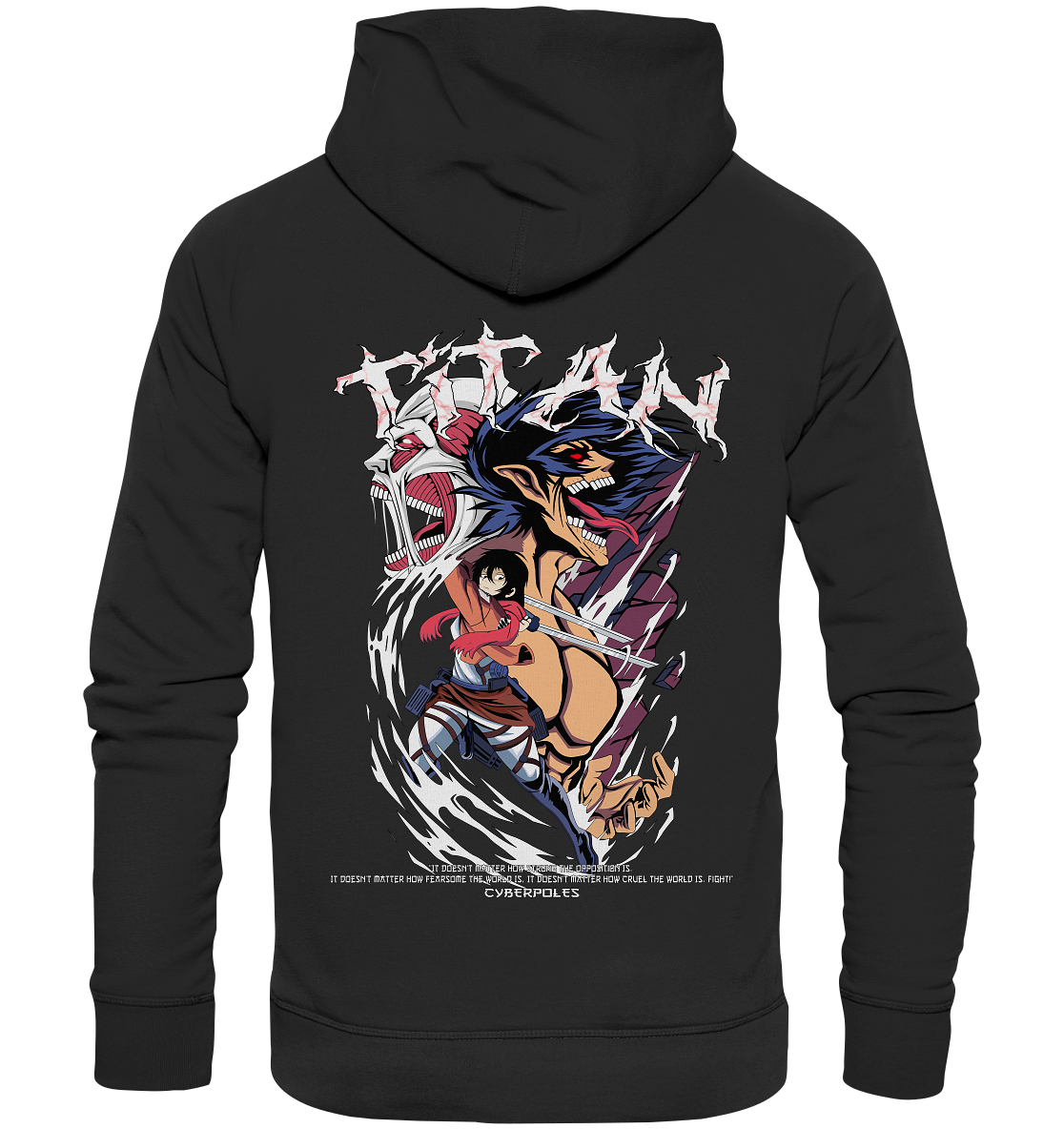 AOT X Cyberpoles - Organic Basic Hoodie