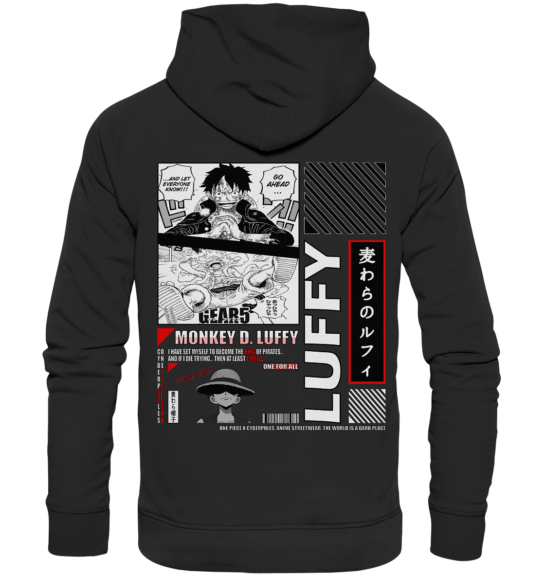 One Piece X Cyberpoles - Organic Basic Hoodie