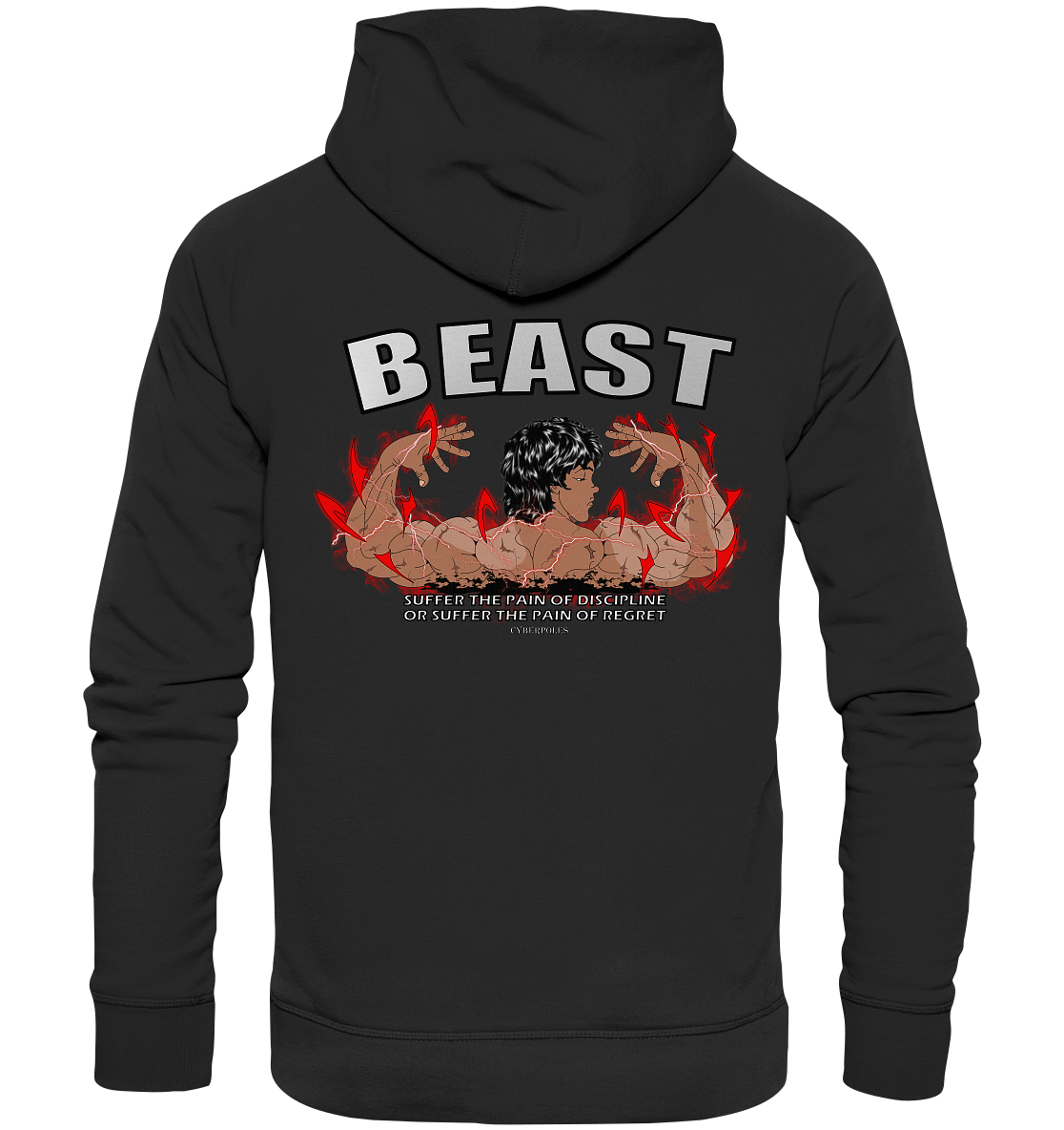 Baki X CyberPoles - Organic Basic Hoodie