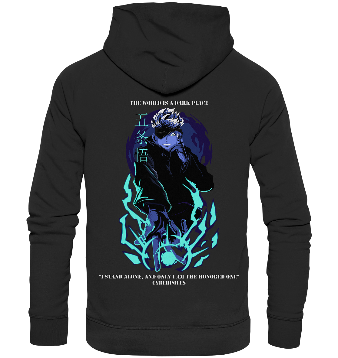 Satoru Gojo X Cyberpoles - Organic Basic Hoodie