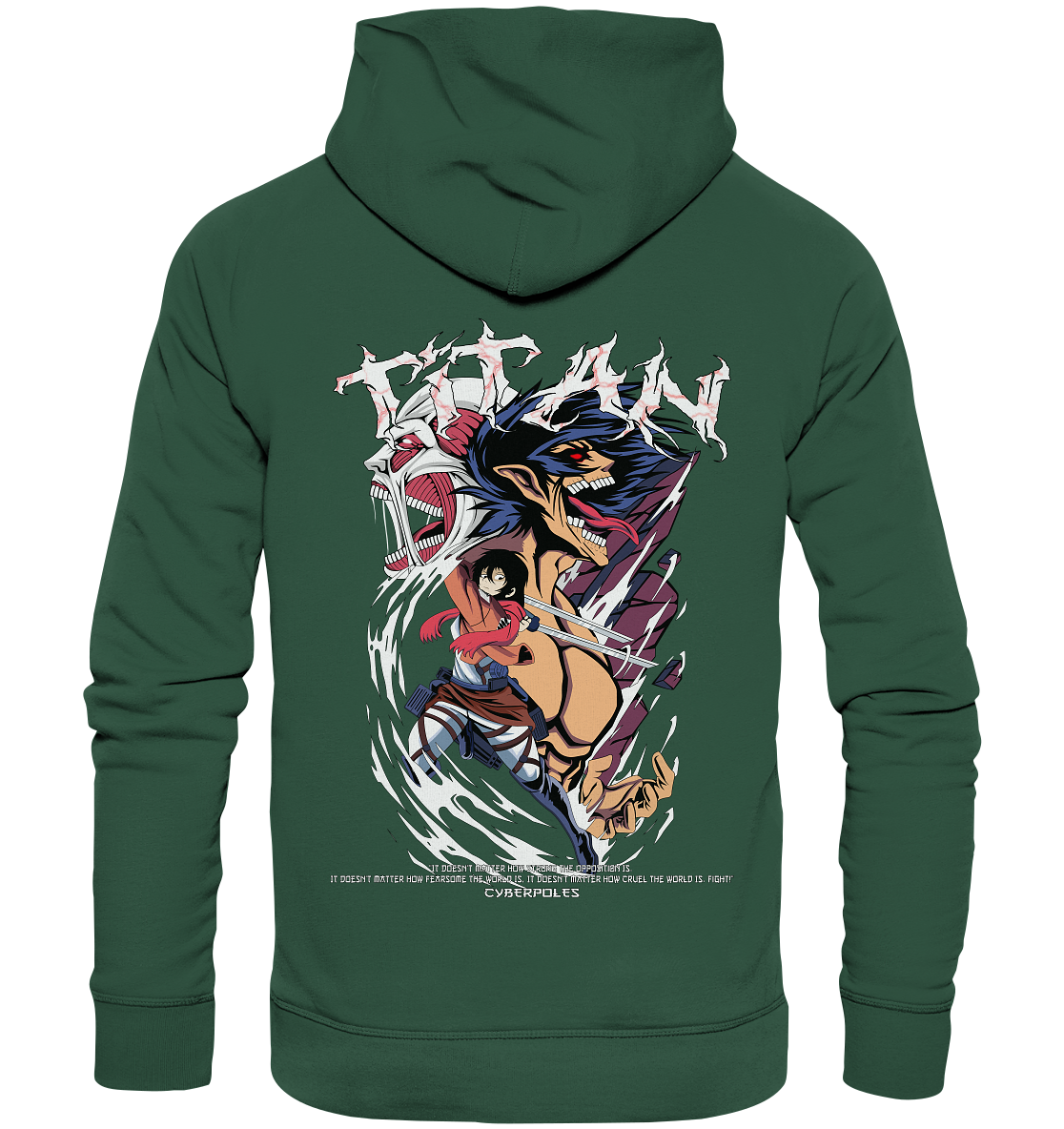 AOT X Cyberpoles - Organic Basic Hoodie