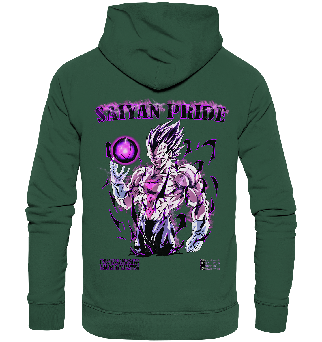 Saiyan Pride - Organic Basic Hoodie
