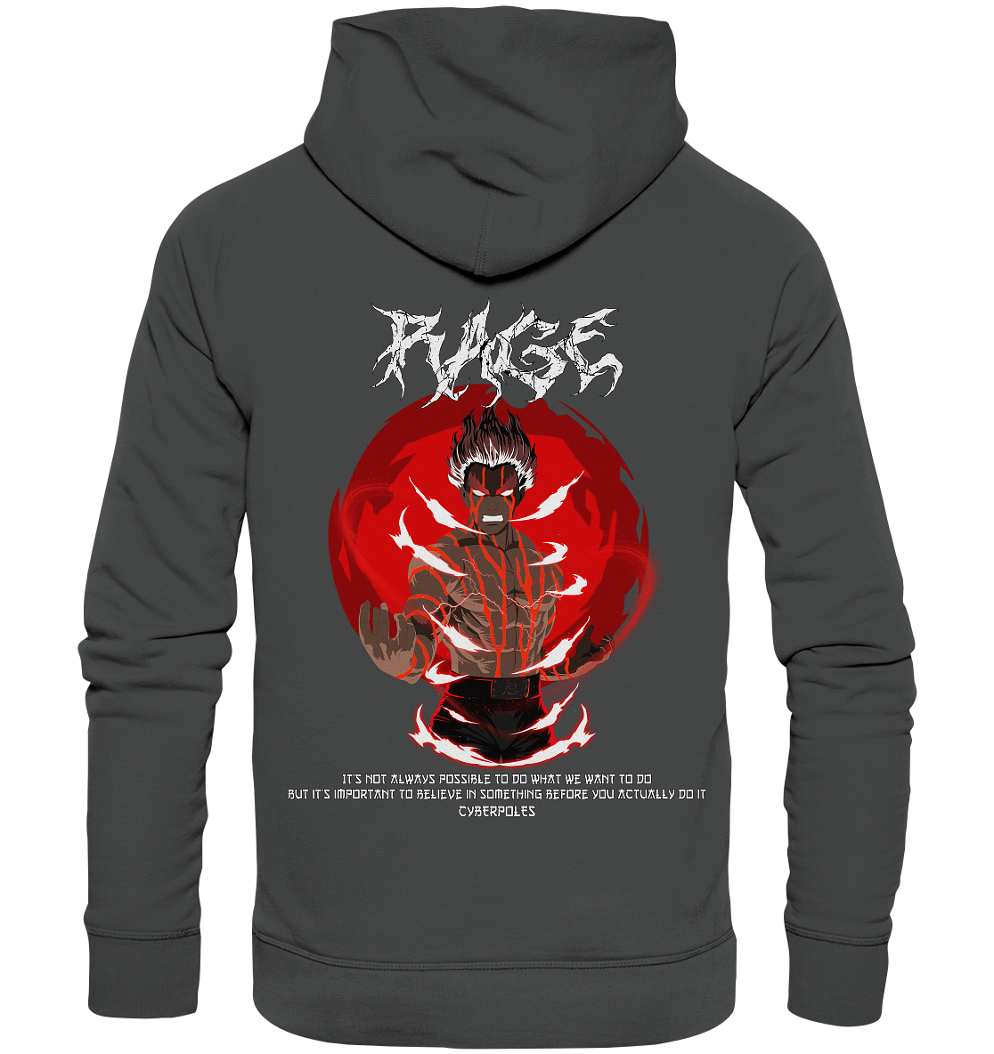 Might Guy X Rage - Organic Basic Hoodie