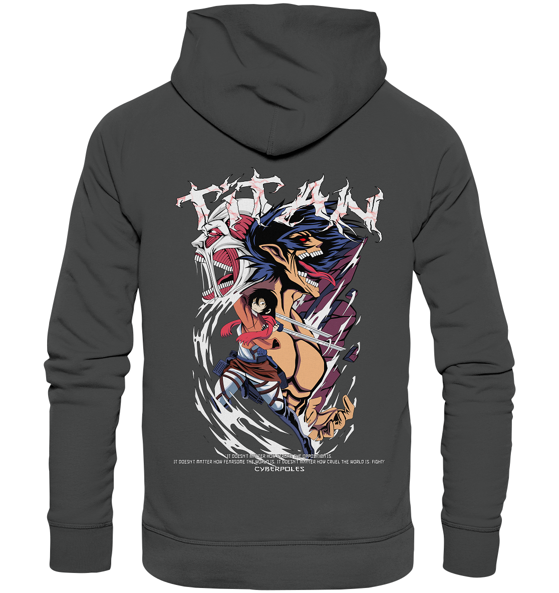 AOT X Cyberpoles - Organic Basic Hoodie