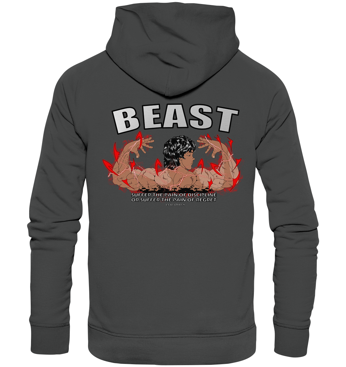 Baki X CyberPoles - Organic Basic Hoodie