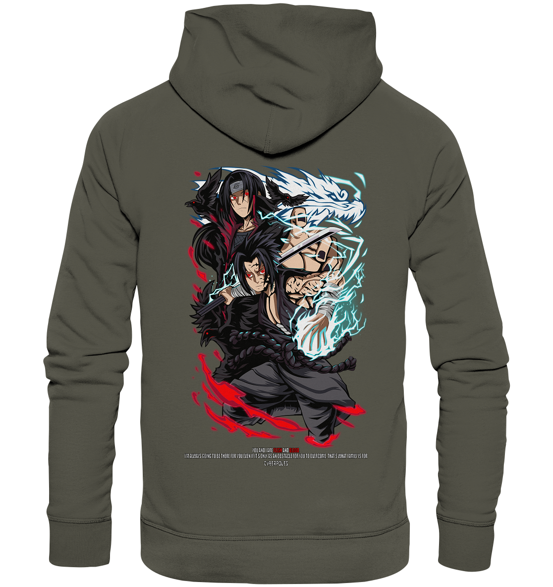 Uchiha X Brotherhood - Organic Basic Hoodie