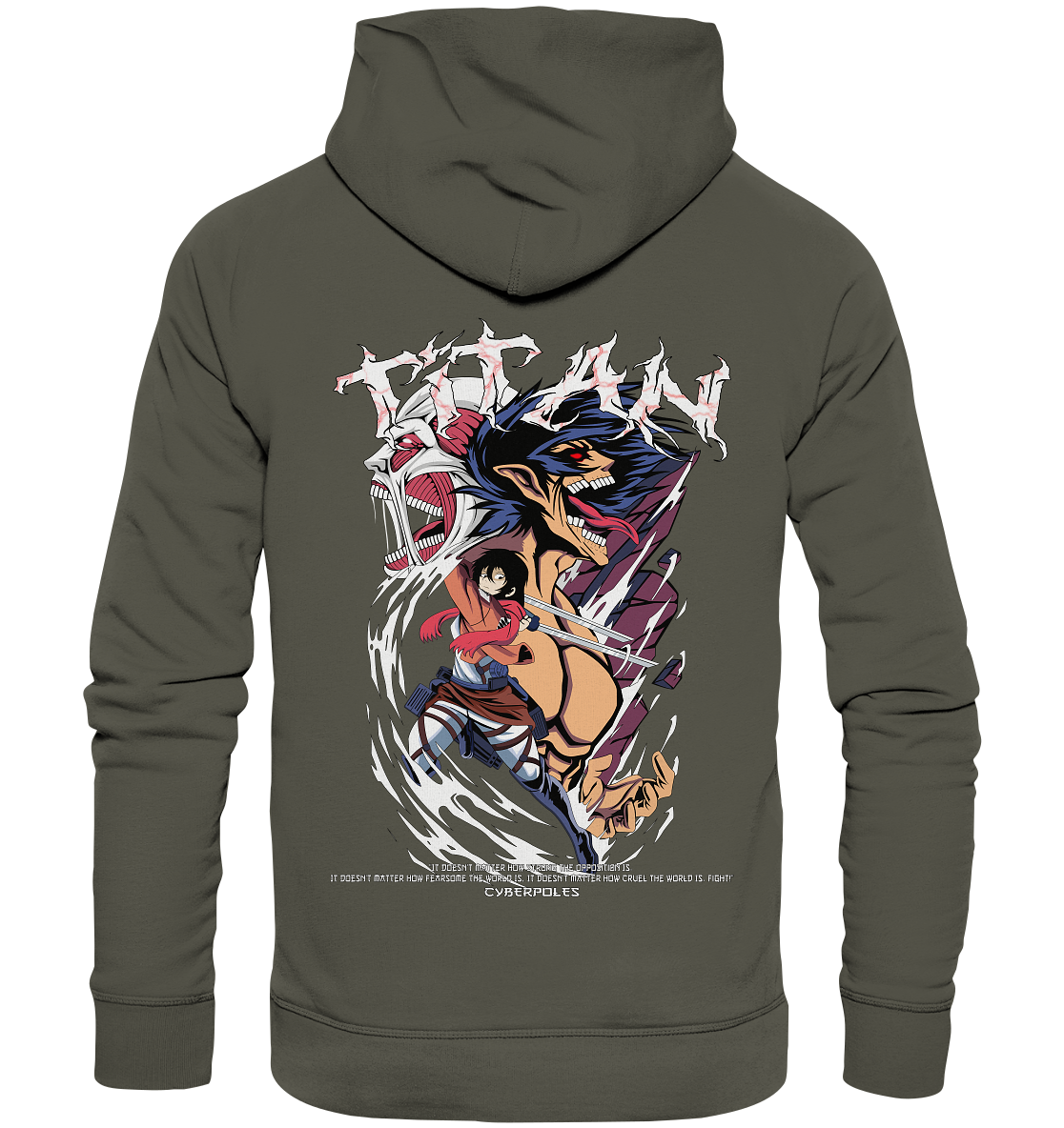 AOT X Cyberpoles - Organic Basic Hoodie