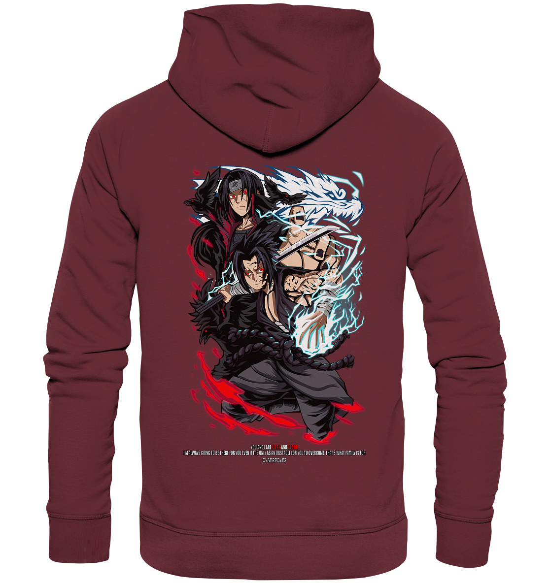 Uchiha X Brotherhood - Organic Basic Hoodie