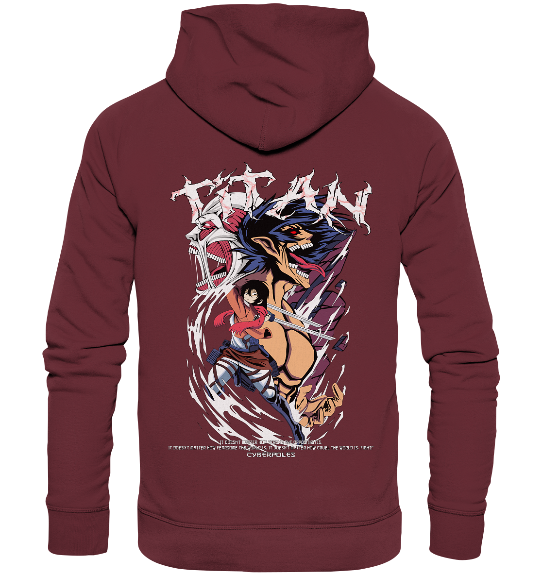 AOT X Cyberpoles - Organic Basic Hoodie