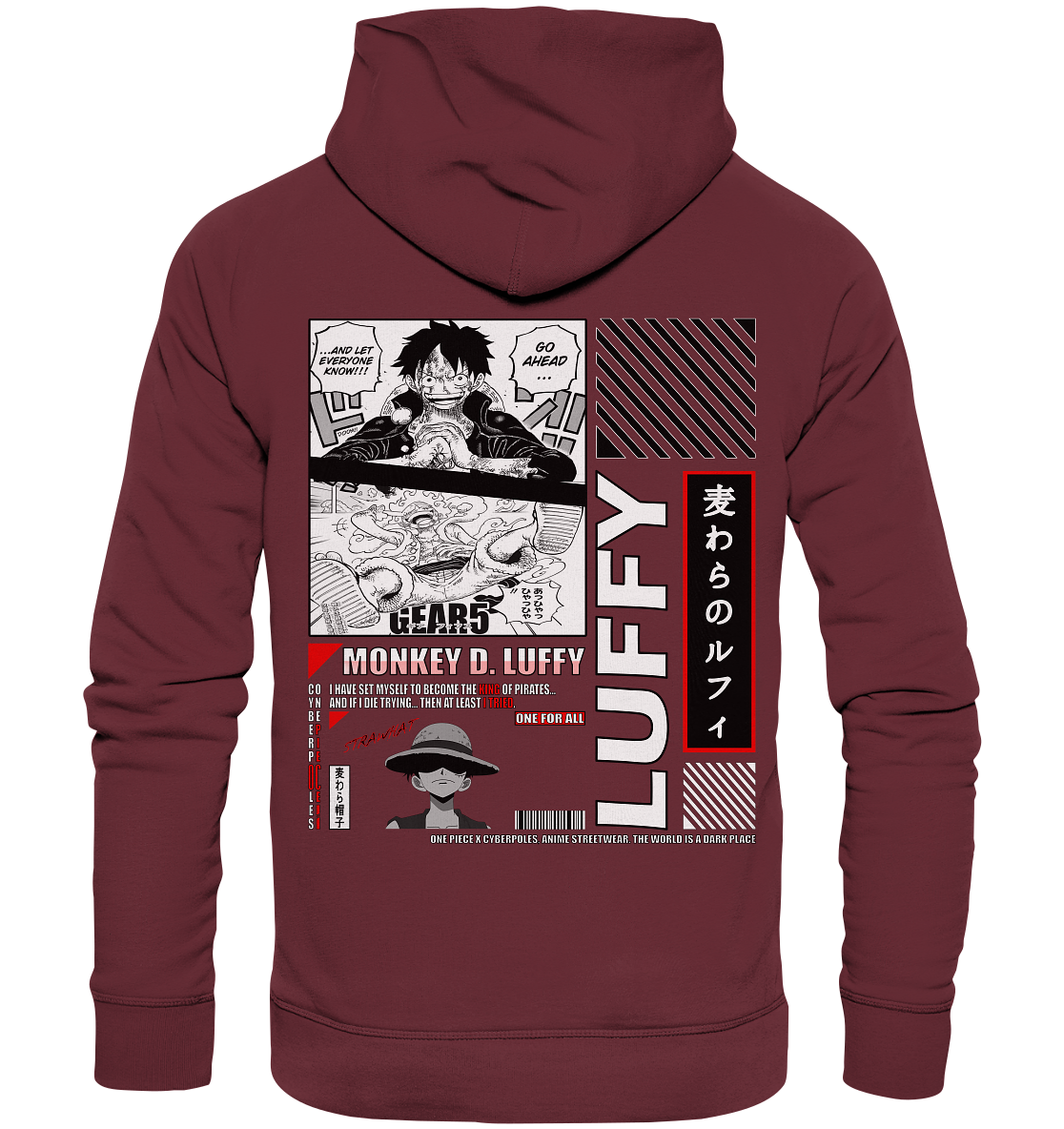 One Piece X Cyberpoles - Organic Basic Hoodie