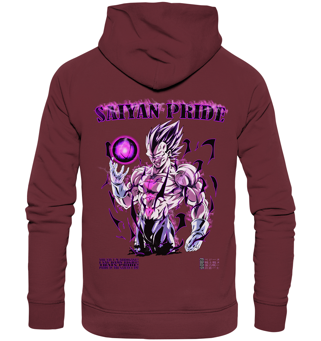 Saiyan Pride - Organic Basic Hoodie