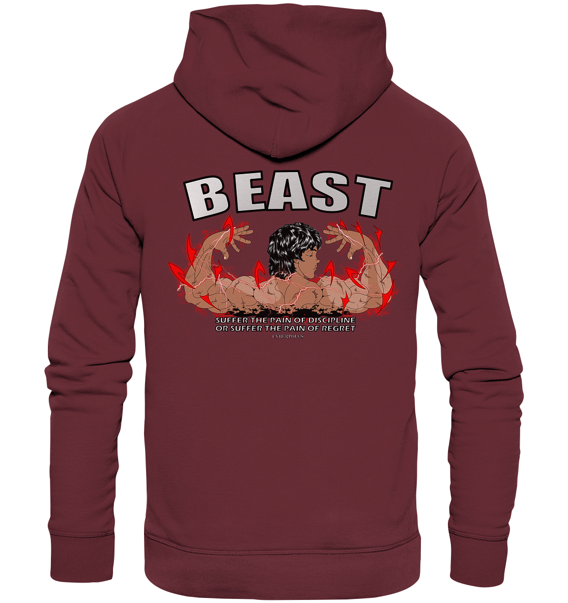 Baki X CyberPoles - Organic Basic Hoodie