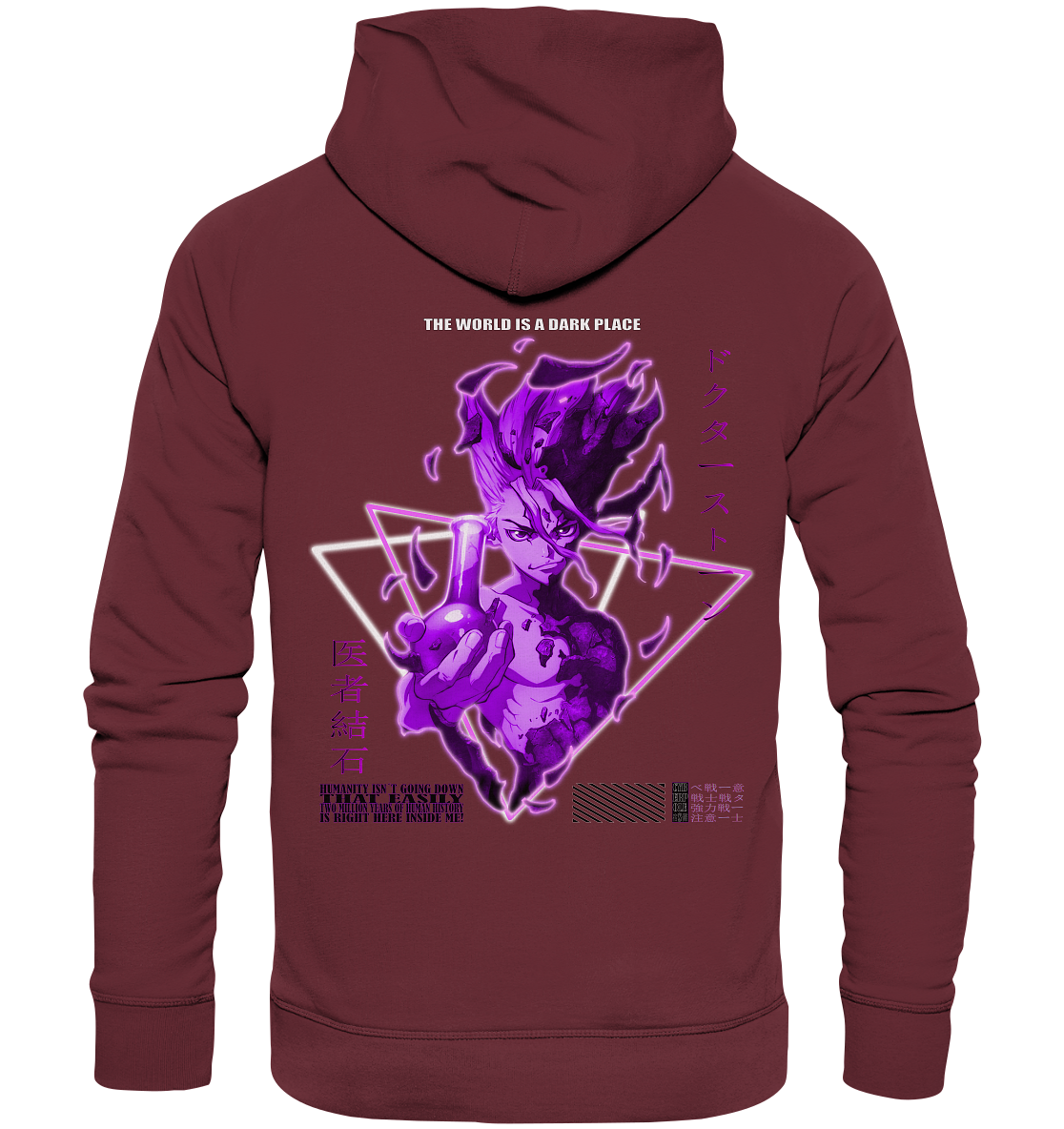 Dr. Stone X Cyberpoles - Organic Basic Hoodie