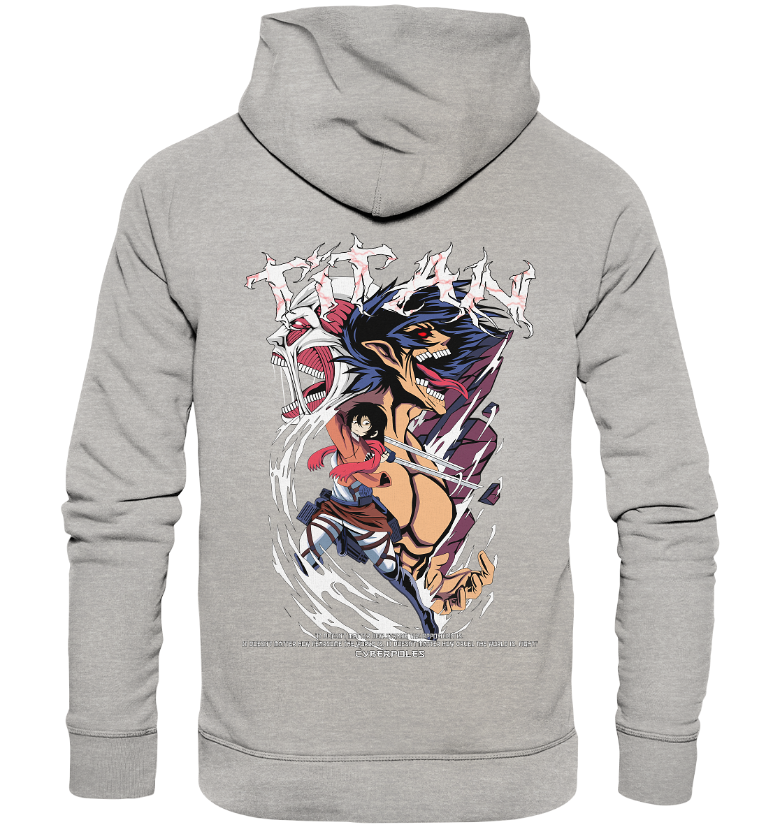 AOT X Cyberpoles - Organic Basic Hoodie