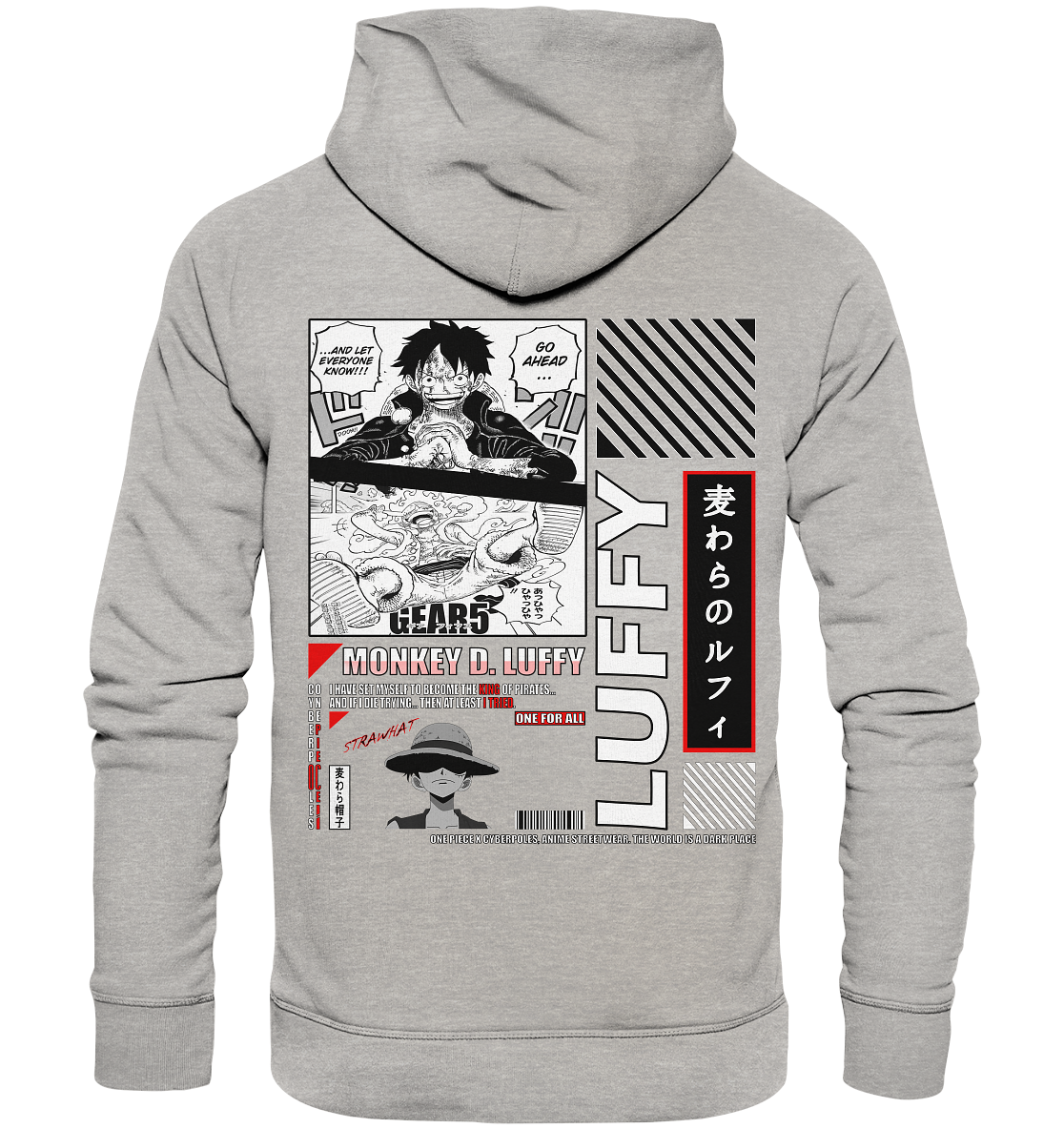 One Piece X Cyberpoles - Organic Basic Hoodie