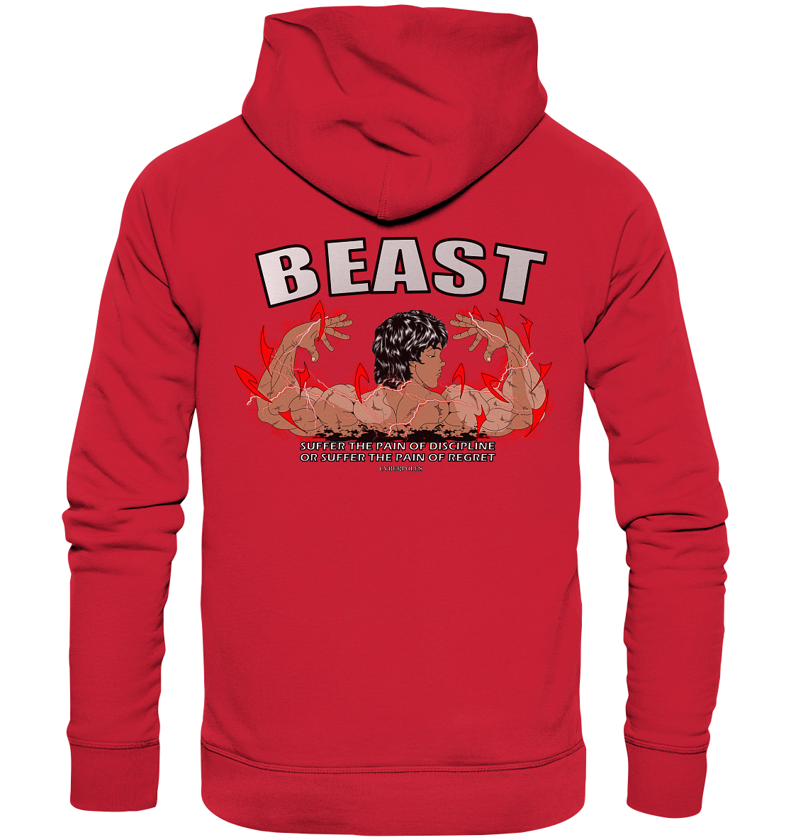 Baki X CyberPoles - Organic Basic Hoodie