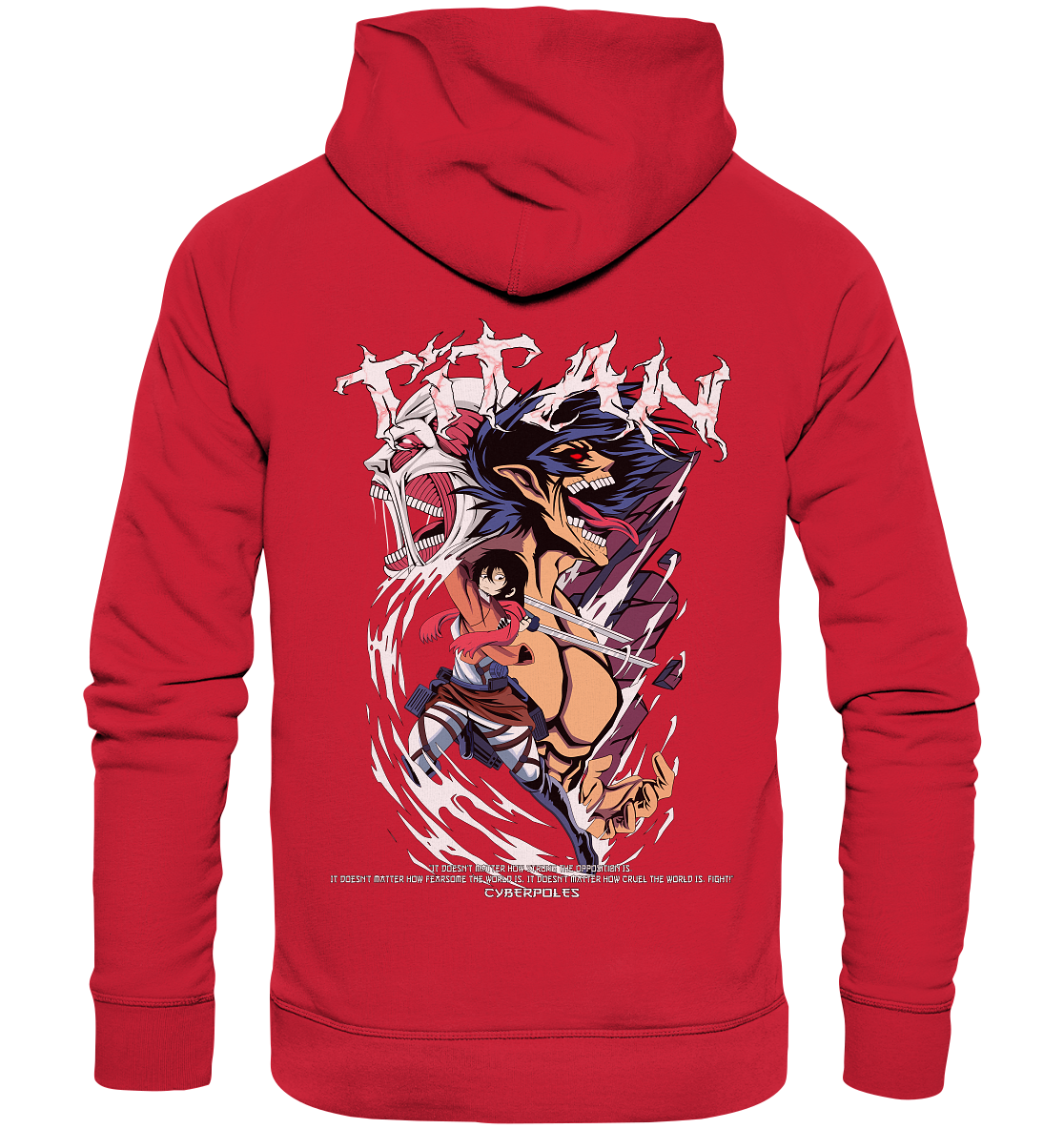 AOT X Cyberpoles - Organic Basic Hoodie