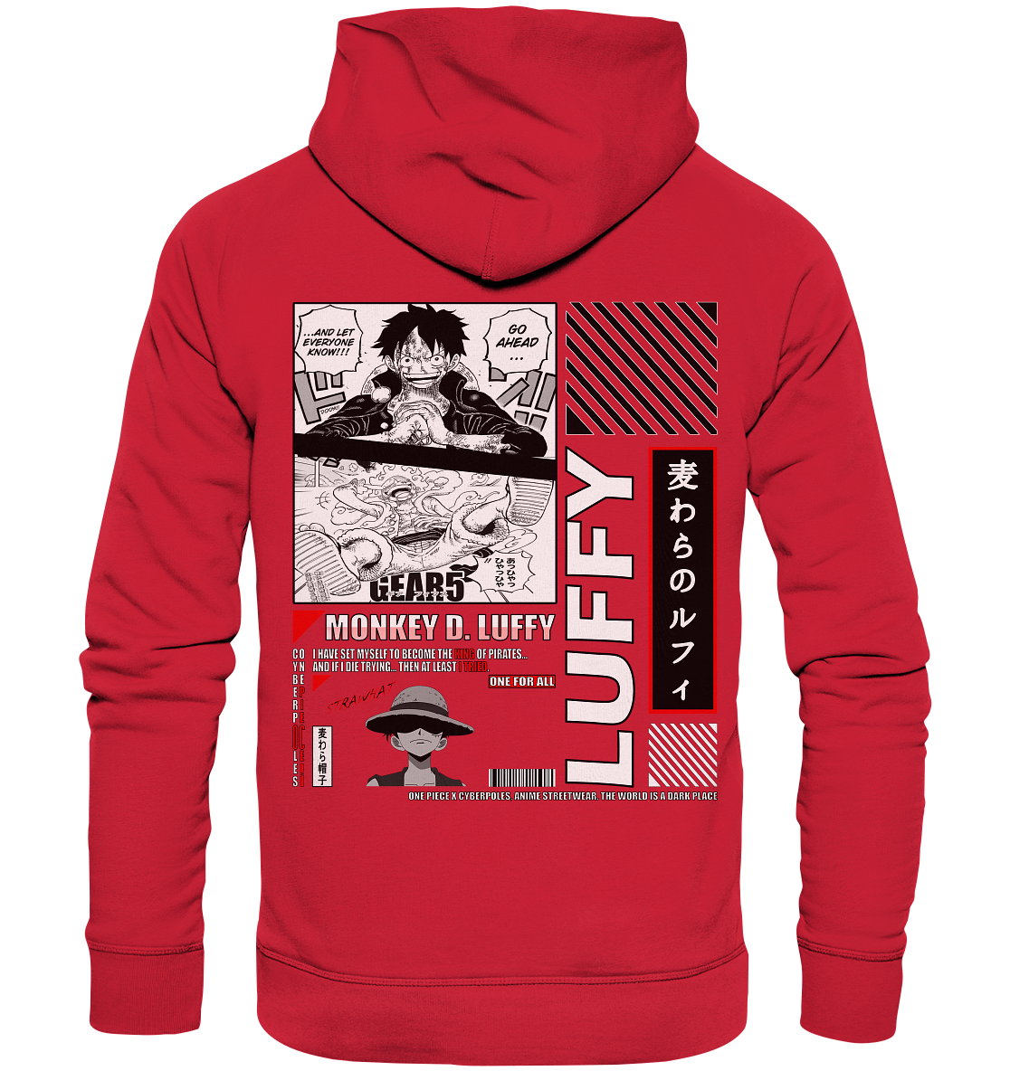 One Piece X Cyberpoles - Organic Basic Hoodie