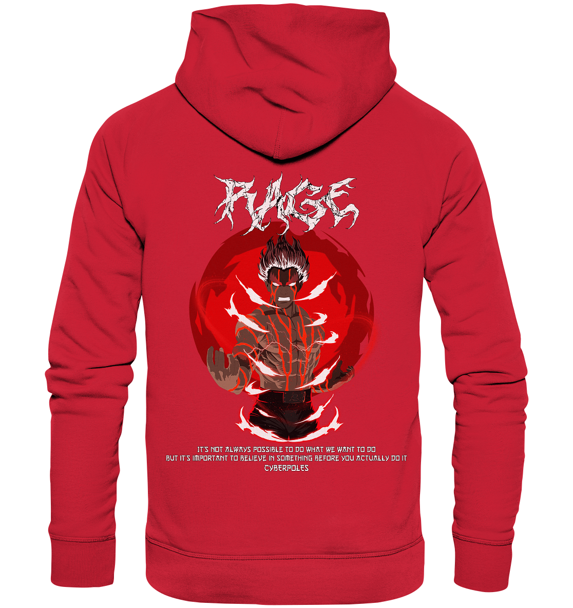 Might Guy X Rage - Organic Basic Hoodie