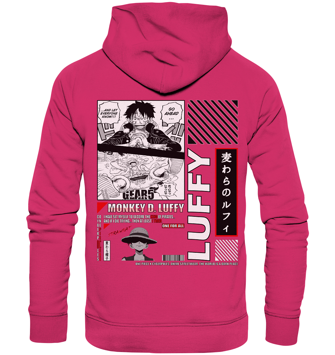 One Piece X Cyberpoles - Organic Basic Hoodie