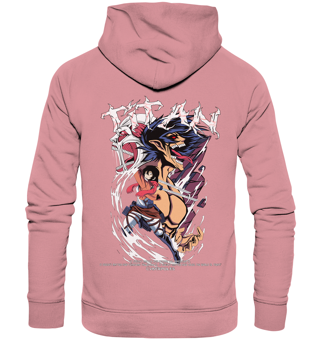 AOT X Cyberpoles - Organic Basic Hoodie