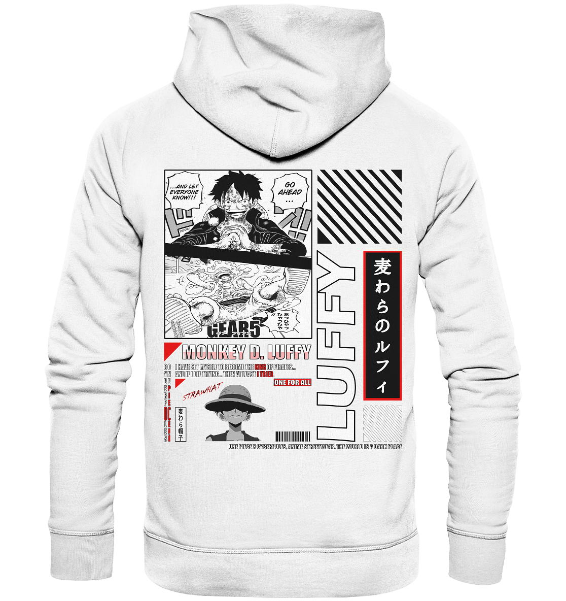 One Piece X Cyberpoles - Organic Basic Hoodie