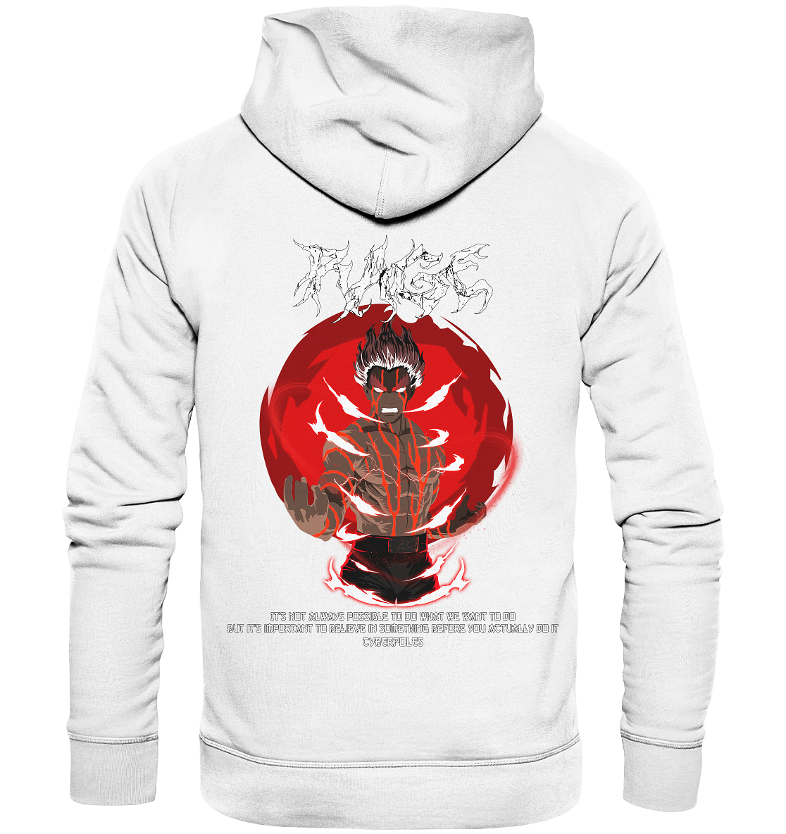Might Guy X Rage - Organic Basic Hoodie