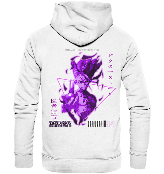 Dr. Stone X Cyberpoles - Organic Basic Hoodie