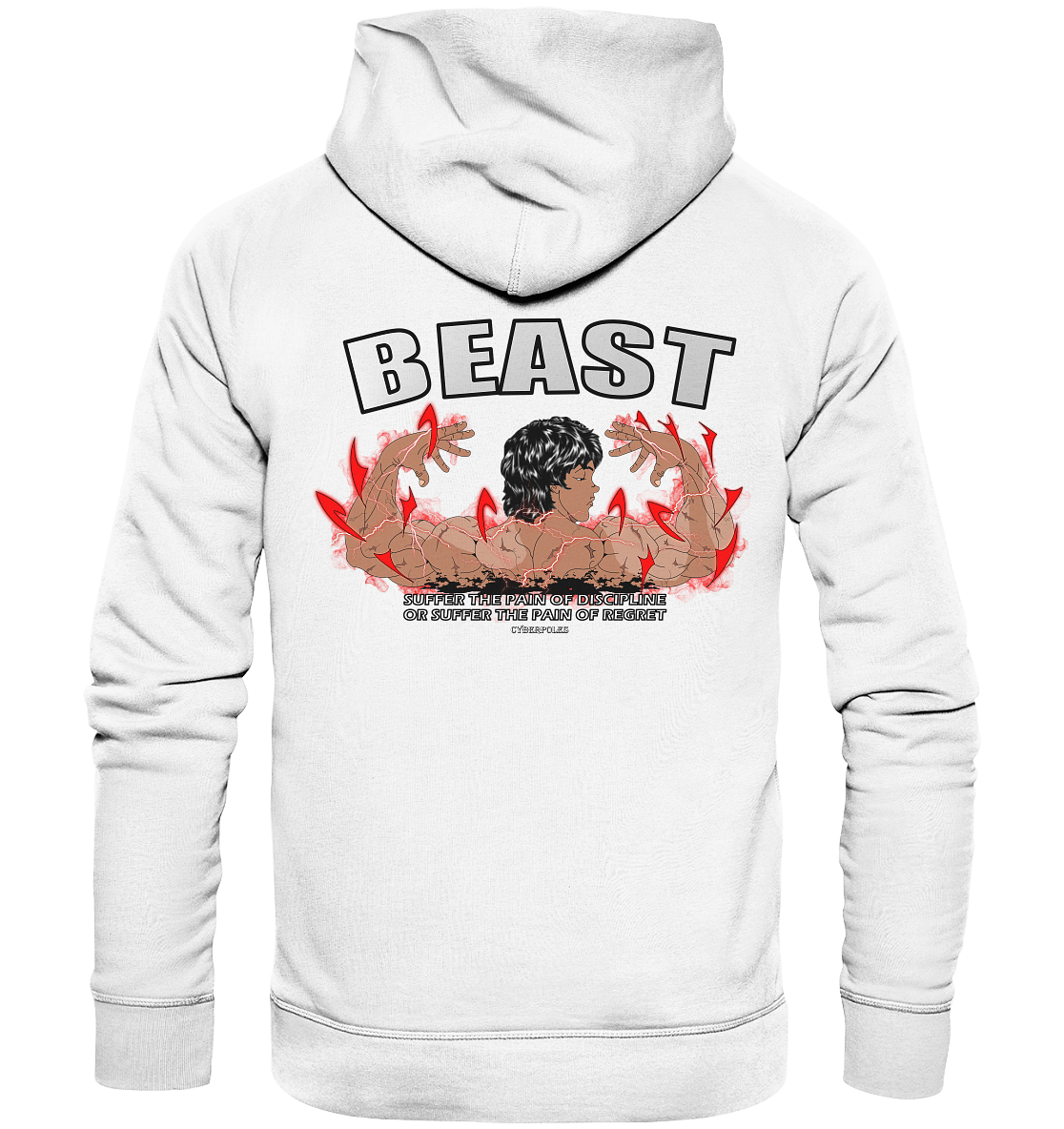 Baki X CyberPoles - Organic Basic Hoodie