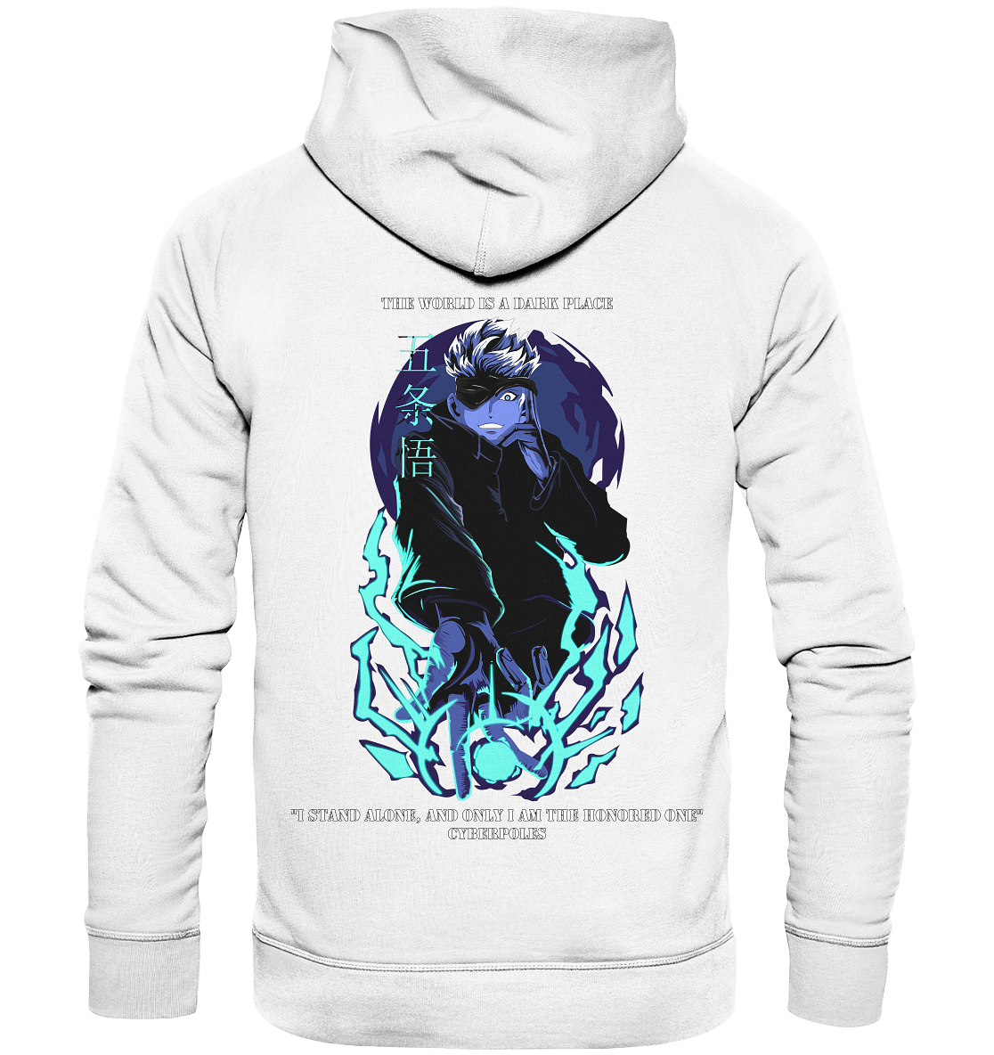 Satoru Gojo X Cyberpoles - Organic Basic Hoodie