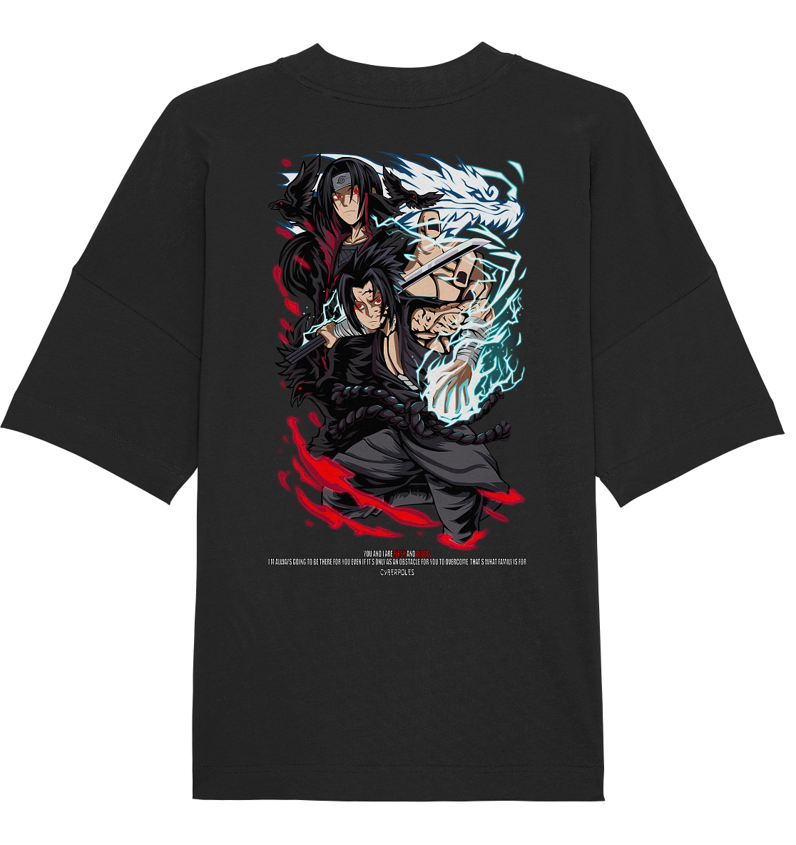 Uchiha X Brotherhood - Organic Oversize Shirt