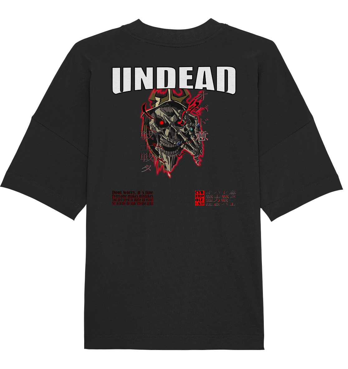 Overlord X Cyberpoles - Organic Oversize Shirt