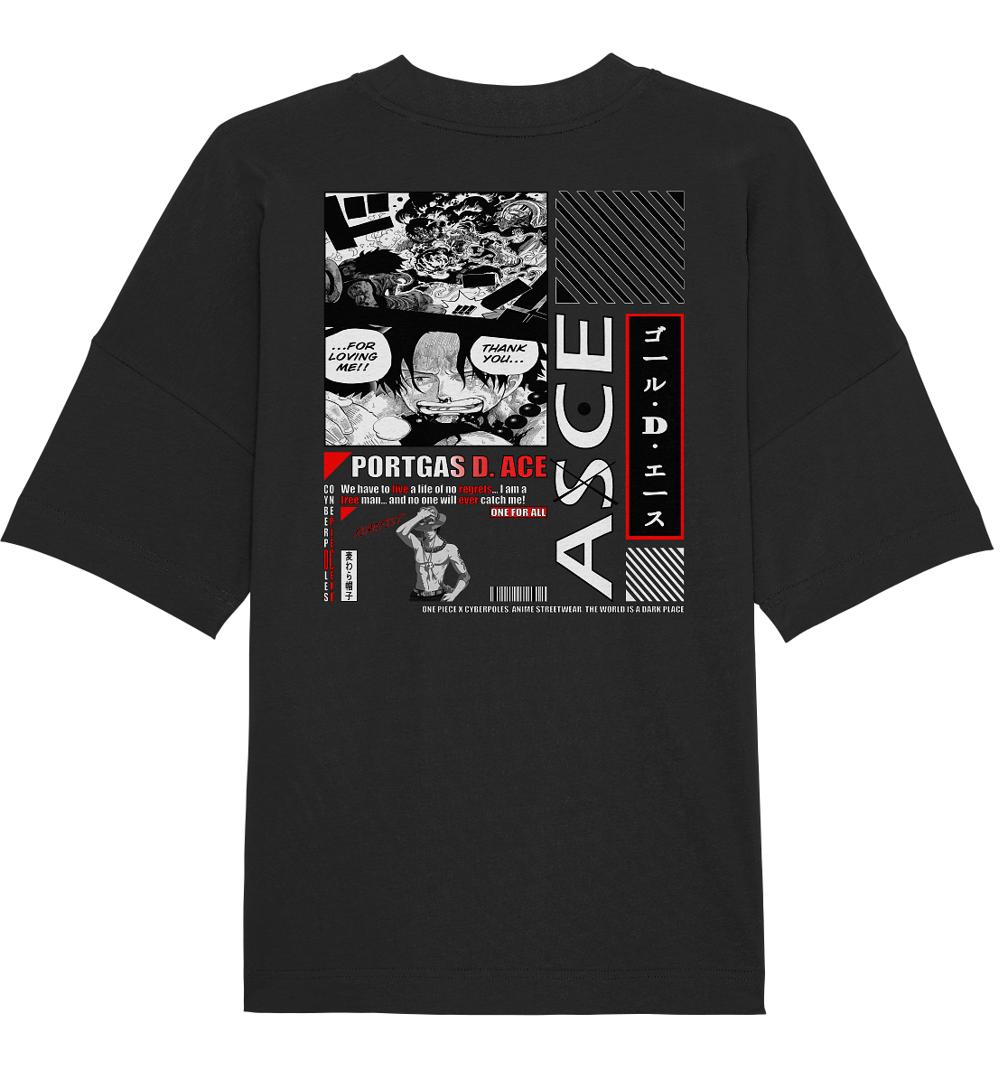 Ace X Cyberpoles - Organic Oversize Shirt