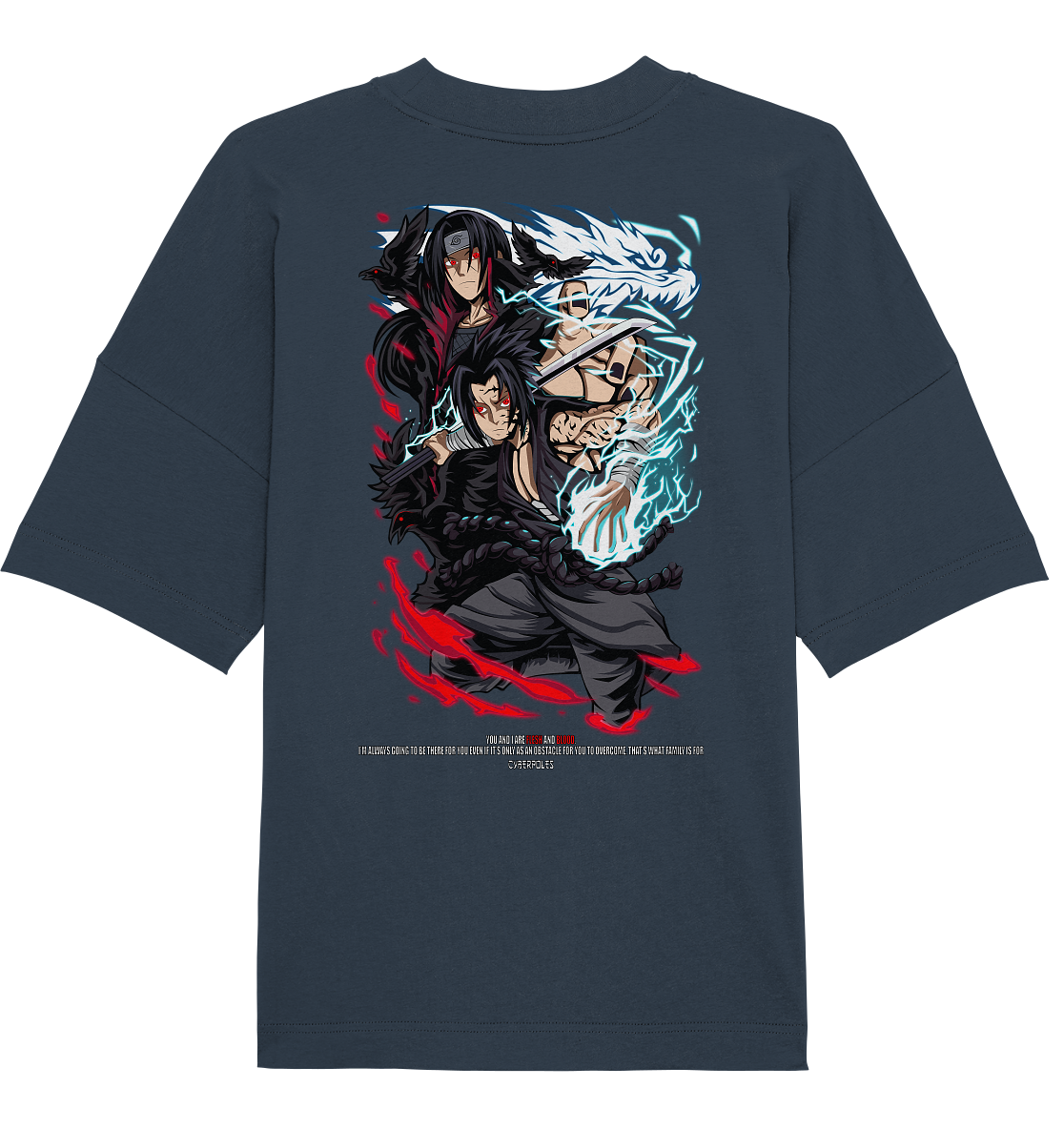 Uchiha X Brotherhood - Organic Oversize Shirt