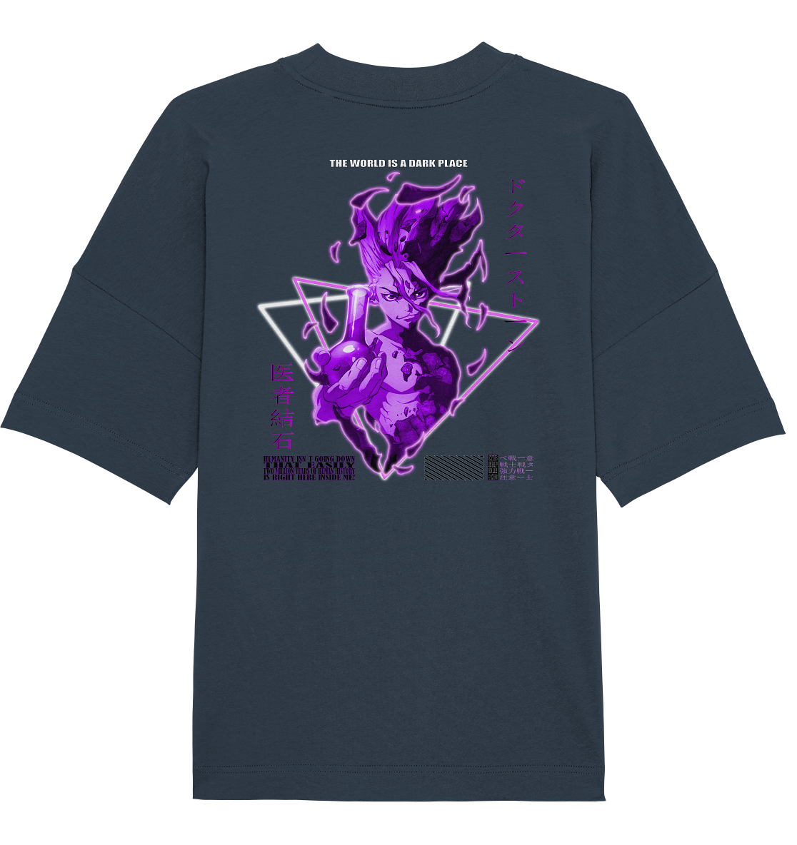 Dr. Stone X Cyberpoles - Organic Oversize Shirt