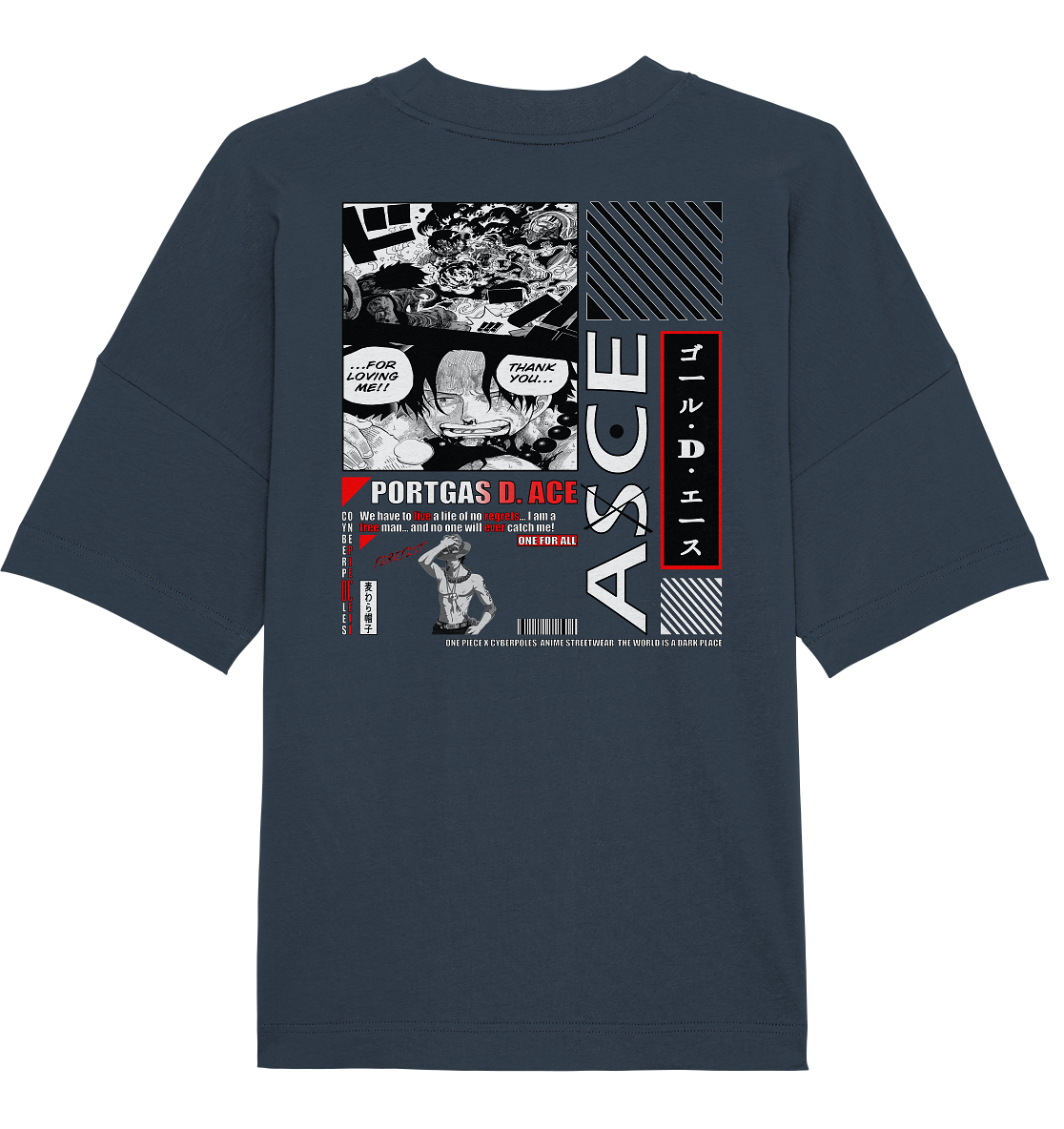 Ace X Cyberpoles - Organic Oversize Shirt