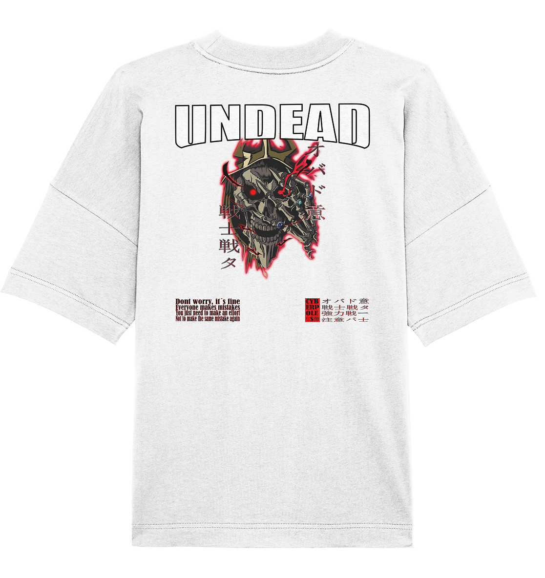 Overlord X Cyberpoles - Organic Oversize Shirt